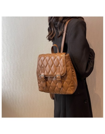 Replica Rhombus Lattice  School Backpack For Women #801231 $46.20 USD for Wholesale