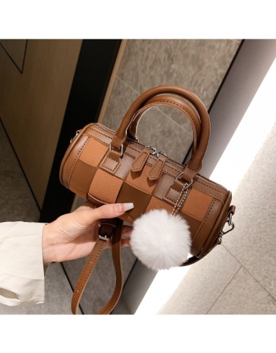  PU Contrast Color Plaid Women's Messenger Bags #801235 $36.45 USD, Wholesale Fashion Satchels