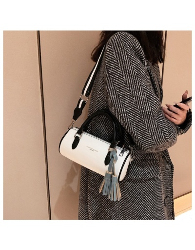 Replica  PU Fashion Contrast Color Cross-body Bags #801236 $32.20 USD for Wholesale