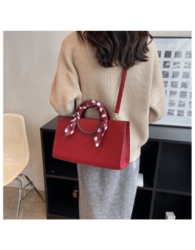 Replica Ladies Red Shoulder Bag Handbags #801243 $47.40 USD for Wholesale