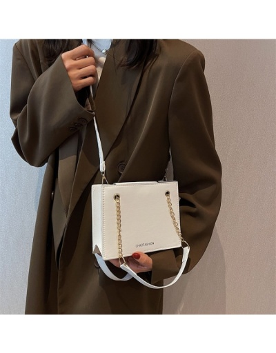 Replica Square White Versatile Shoulder Bag Handbags For Women #801247 $13.65 USD for Wholesale