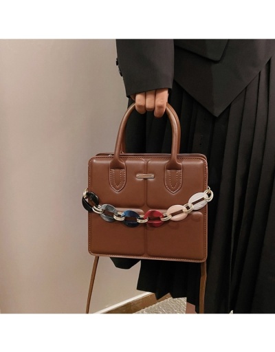 Replica  2022 PU Pure Color Chain Shoulder Bags #801255 $61.21 USD for Wholesale