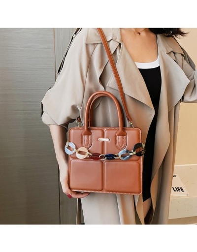 Replica  2022 PU Pure Color Chain Shoulder Bags #801255 $61.21 USD for Wholesale