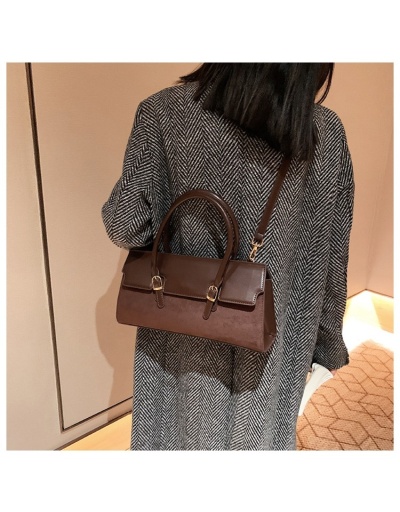 Vintage Brown French Style Shoulder Bags #801260 $40.30 USD, Wholesale Fashion Satchels