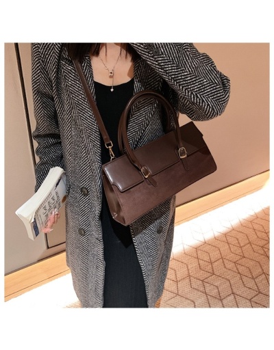 Replica Vintage Brown French Style Shoulder Bags #801260 $40.30 USD for Wholesale