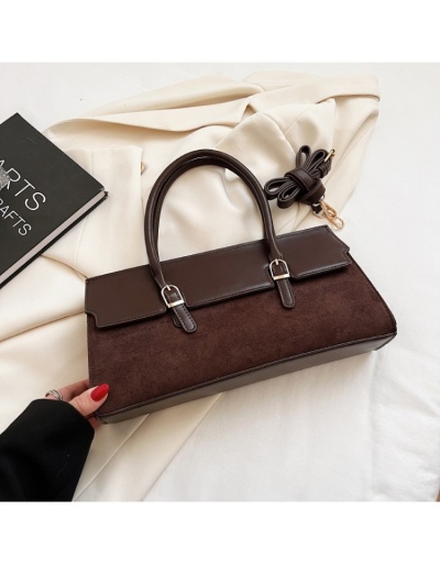 Replica Vintage Brown French Style Shoulder Bags #801260 $40.30 USD for Wholesale