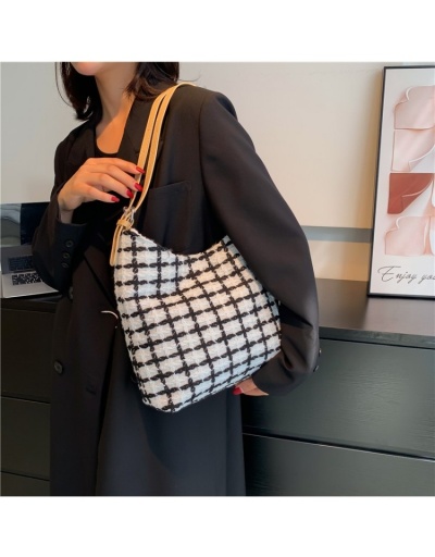 Replica  Fashion Commuter Plaid Large Capacity Tote Bag #801280 $20.00 USD for Wholesale