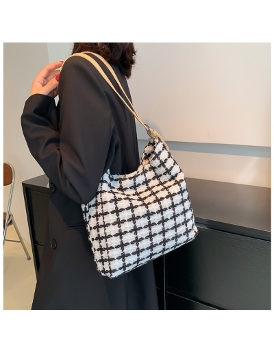 Replica  Fashion Commuter Plaid Large Capacity Tote Bag #801280 $20.00 USD for Wholesale