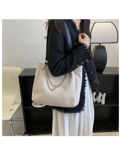 Replica  PU Pure Color 2022 Women's Tote Bag #801285 $20.80 USD for Wholesale