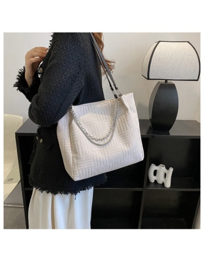 Replica  PU Pure Color 2022 Women's Tote Bag #801285 $20.80 USD for Wholesale