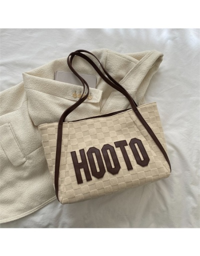  Casual Canvas Letter Large Capacity Tote Bag #801286 $20.30 USD, Wholesale Fashion Handbags