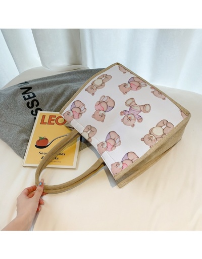  Casual Canvas Cute Cartoon Printed Tote Bag #801289 $18.20 USD, Wholesale Fashion Handbags