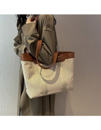 Replica  Contrast Color Large Capacity Women's Tote Bag #801290 $45.23 USD for Wholesale