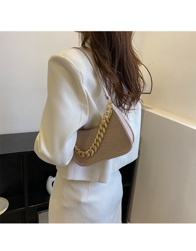 Replica  2022 New PU Pure Color Causal Underarm Bag #801300 $18.20 USD for Wholesale