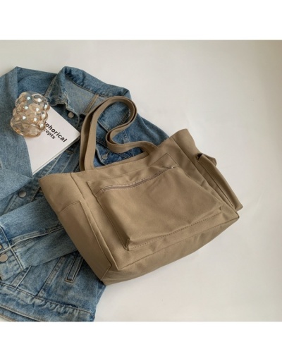 Replica Canvas Solid Pockets Versatile Tote Bags #801313 $19.96 USD for Wholesale