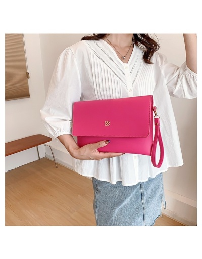 Replica Pure Color Hasp Ladies Clutch Bags #801318 $21.70 USD for Wholesale