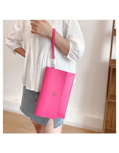 Replica Pure Color Hasp Ladies Clutch Bags #801318 $21.70 USD for Wholesale