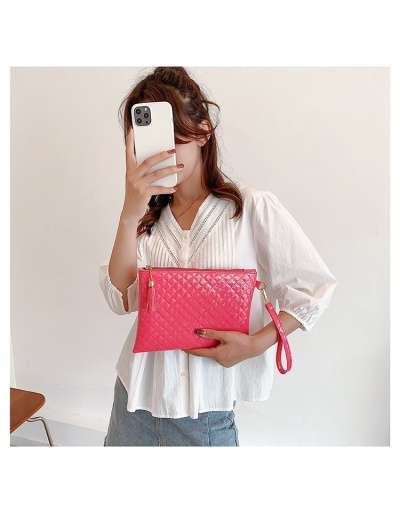 Replica Casual Solid Rhombus Lattice Clutch  Bag #801321 $11.05 USD for Wholesale