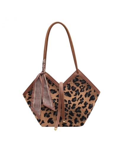 Replica Fashion Leopard Canvas Tote Bags #801322 $40.53 USD for Wholesale