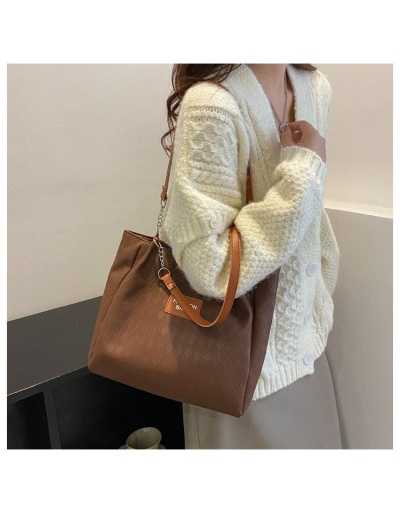 Replica Contrast Color  Casual Versatile Tote Bags #801328 $18.20 USD for Wholesale