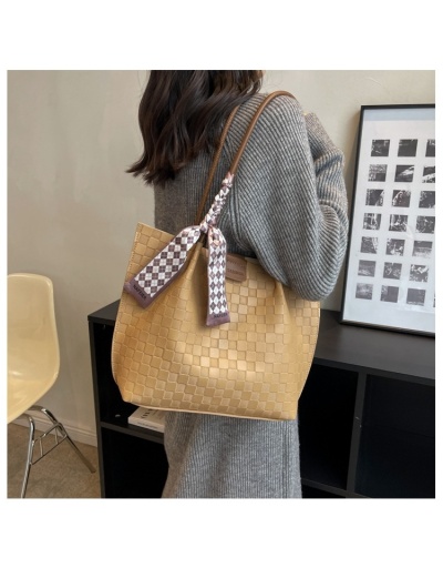 Replica Grid Solid Ladies Shoulder Tote Bags #801329 $37.80 USD for Wholesale