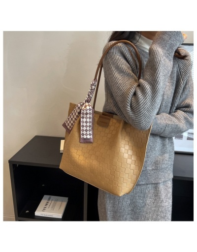 Replica Grid Solid Ladies Shoulder Tote Bags #801329 $37.80 USD for Wholesale