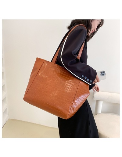 Replica Large Capacity Alligator Print  Solid Tote Bags #801331 $27.68 USD for Wholesale