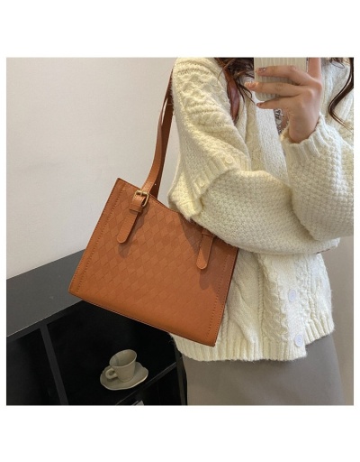 Replica Rhombus White Shoulder Tote Bags For Ladies #801339 $26.25 USD for Wholesale