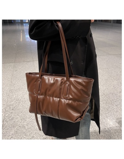 Replica  PU Pure Color Large Capacity Women's Bag #801347 $30.03 USD for Wholesale