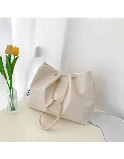 Replica  PU Pure Color Large Capacity Women's Bag #801349 $20.80 USD for Wholesale