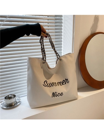 Replica  Canvas Letter Large Capacity Female Tote Bag #801350 $18.85 USD for Wholesale