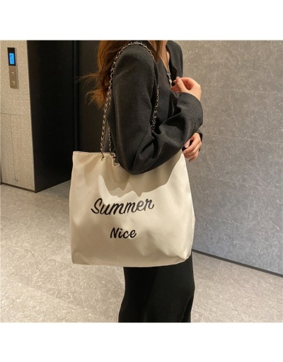 Replica  Canvas Letter Large Capacity Female Tote Bag #801350 $18.85 USD for Wholesale