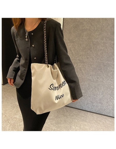 Replica  Canvas Letter Large Capacity Female Tote Bag #801350 $18.85 USD for Wholesale