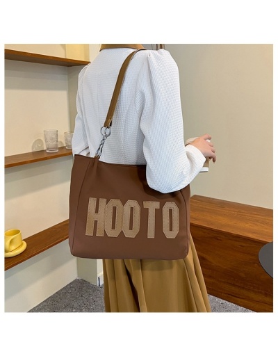 Replica Casual Travel Letter Patchwork Shoulder  Tote Bags #801353 $17.55 USD for Wholesale