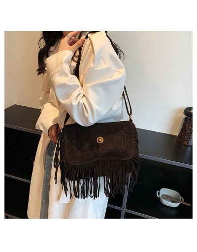 Replica Y2K Style Retro Tassel Shoulder Tote Bags #801355 $37.80 USD for Wholesale