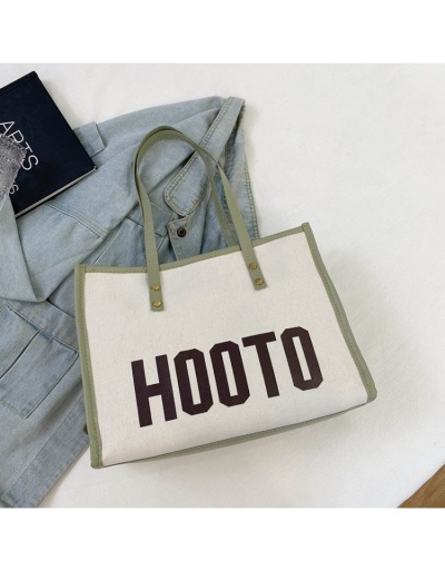 Replica  Fashion Letter Printing Canvas Tote Bag #801368 $21.70 USD for Wholesale