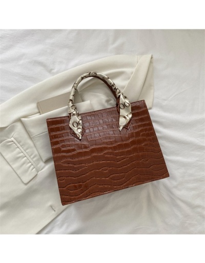  Fashion PU Pure Color Alligator Print Handbag #801369 $30.10 USD, Wholesale Fashion Handbags