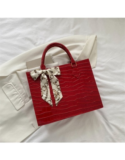 Replica  Fashion PU Pure Color Alligator Print Handbag #801369 $30.10 USD for Wholesale