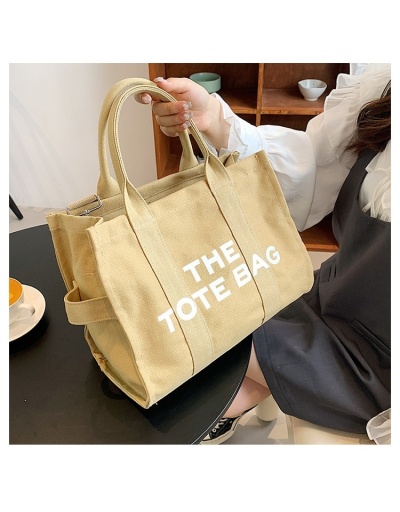 Replica Letter Printed White Tote Bags For Women #801459 $38.88 USD for Wholesale