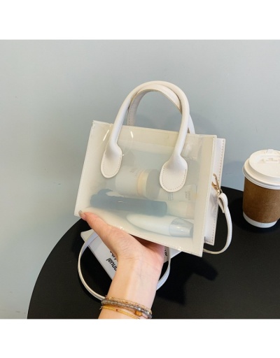 Replica New  PVC Transparent Jelly One Shoulder Bag #801466 $10.40 USD for Wholesale