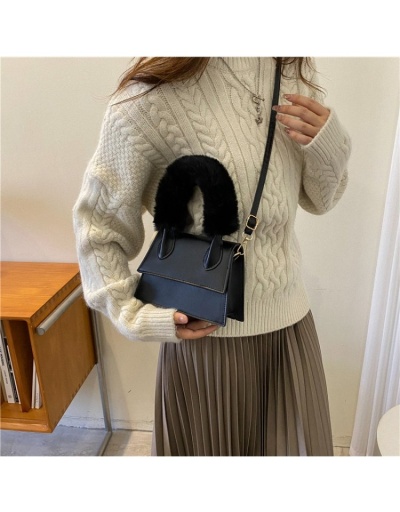 Replica Stylish Black Shoulder Bag Handbag #801469 $22.28 USD for Wholesale