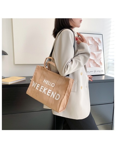 Replica Shopping Letter Printed Tote Bags For Women #801470 $28.45 USD for Wholesale