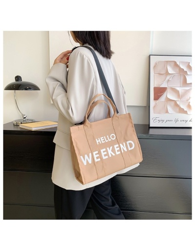  Oxford  Letter Printed Versatile Tote Bags #801475 $26.33 USD, Wholesale Fashion Satchels