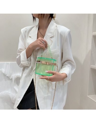 Replica 2022 Popular Acrylic Transparent Shoulder Bag #801479 $34.86 USD for Wholesale