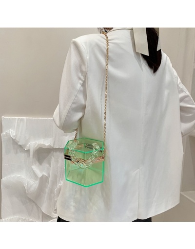 Replica 2022 Popular Acrylic Transparent Shoulder Bag #801479 $34.86 USD for Wholesale