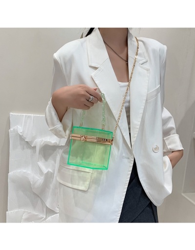 Replica 2022 Popular Acrylic Transparent Shoulder Bag #801479 $34.86 USD for Wholesale