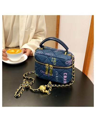 Replica  Fashion Letter Printed Chain Zipper Bucket Bag #801494 $28.68 USD for Wholesale