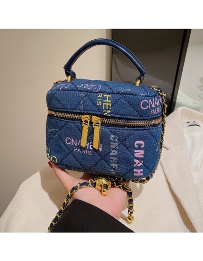 Replica  Fashion Letter Printed Chain Zipper Bucket Bag #801494 $28.68 USD for Wholesale