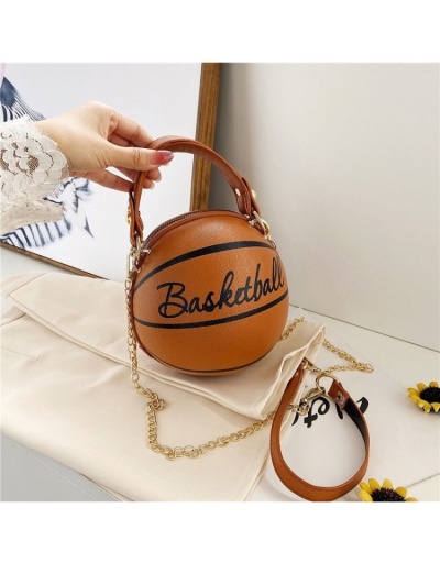 Replica Creative Basketball Printing Round Shoulder Bags #801498 $22.10 USD for Wholesale