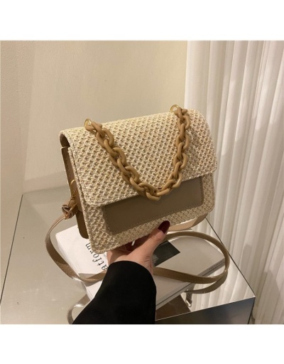 Vacation Straw  Patchwork  Ladies Shoulder Bags #801504 $18.45 USD, Wholesale Fashion Satchels